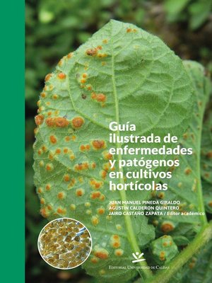 cover image of Guía ilustrada de enfermedades y patógenos en cultivos hortícolas